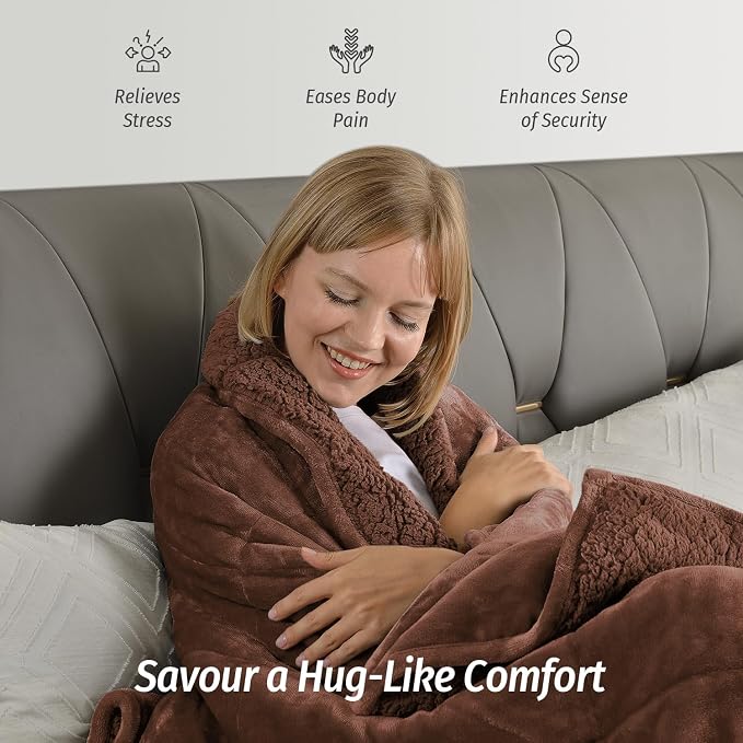 Wemore Sherpa Fleece Weighted Blanket - Image 4