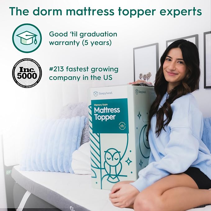 Sleepyhead Twin XL 3 Inch Mattress Topper - Image 2