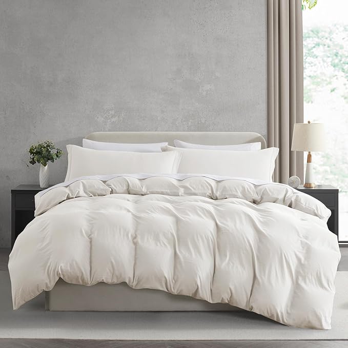 Nestl Off White Duvet Cover Full Size by Nestl
