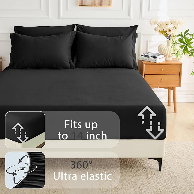 MUXHOMO 5 Pieces Twin Comforter Set, Soft Bed in a Bag Twin Size, All Season - Image 6