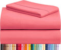 LuxClub 3 PC Twin Sheet Set, Deep Pockets Wrinkle Free Cooling Bed Sheets Hotel by LuxClub