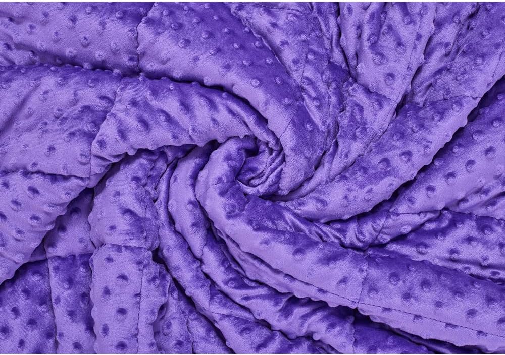 TONGDADA Minky Weighted Blanket | 40''x60'', 10lbs | Cozy and Soft Minky - Image 6
