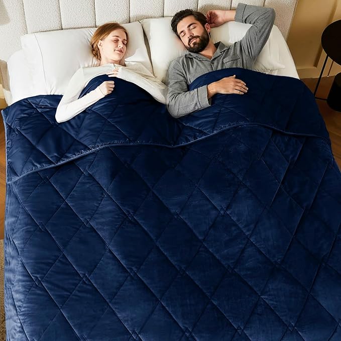 L'AGRATY King Size Weighted Blanket by LAGRATY