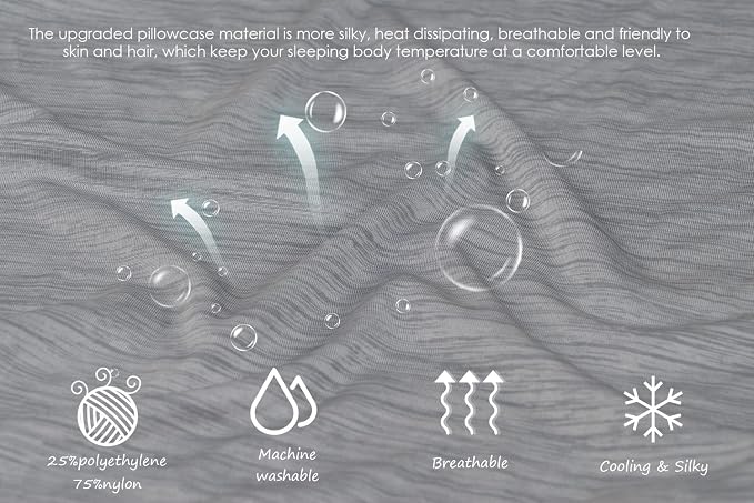 INSEN Cooling Pregnancy Pillow, Maternity Pillow - Image 2