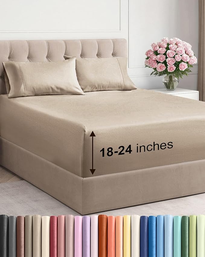 Extra Deep King Sheet Set by CGKUnlimited
