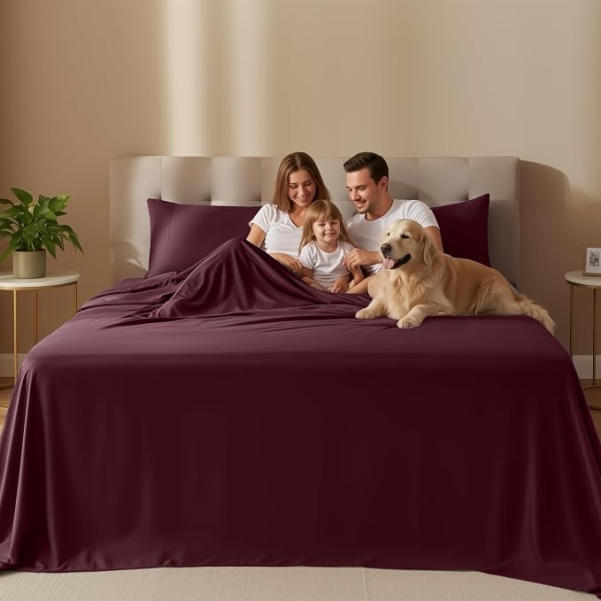 Utopia Bedding California King Size Sheet Set – 4 Piece Bed Sheets, Soft and - Image 2