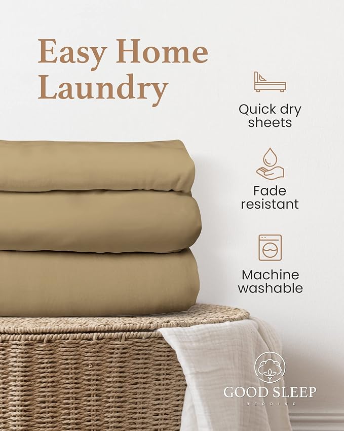 Good Sleep Bedding Queen Size Egyptian Cotton Sheets - Image 5