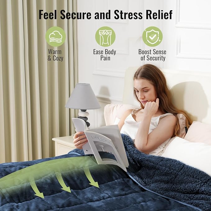Uttermara Weighted Blankets for Adults Queen Size, 20lbs 60x80 inches Blanket - Image 4