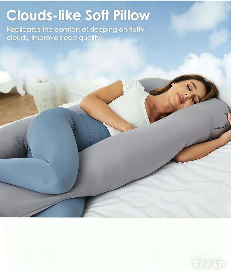 Pregnancy Pillow for Sleeping, new G-Shaped Maternity Pillow - Image 5