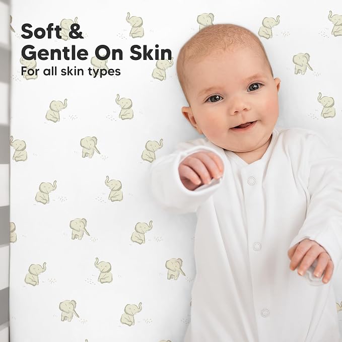 KeaBabies 2-Pack Organic Crib Sheets - Image 4