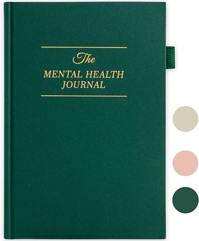 Mental Health Journal, Anxiety & Guided Journal by 5MINUTESADAY