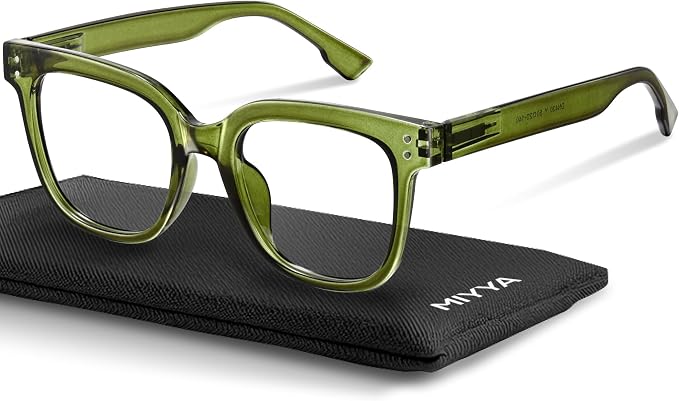 miyya Blue Light Glasses for Women & Men – Oversized UV & Blue Light Blocker by miyya