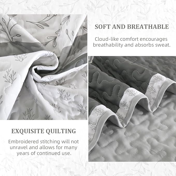 DJY Striped Quilt Set King Size - Image 5