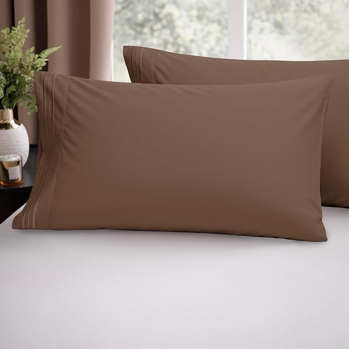 Elegant Comfort Luxury Ultra-Soft 2-Piece Pillowcase Set - Image 2