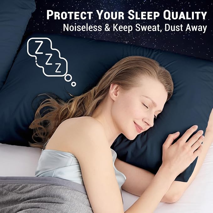 Gogreen Bamboo Rayon Waterproof Pillow Protector, Breathable Pillow Cover - Image 5