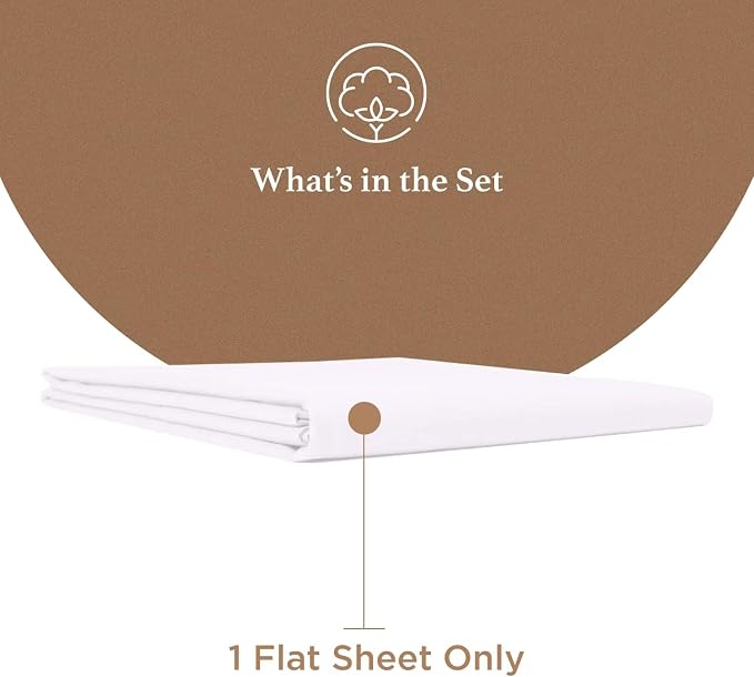 Good Sleep Bedding Flat Sheet King - Image 2