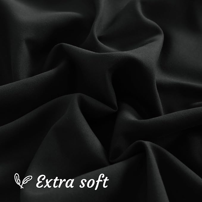 NTBAY Body Pillow Cases Set of 2, 2 Pack Brushed Microfiber 20x54 Pillow Cases - Image 6