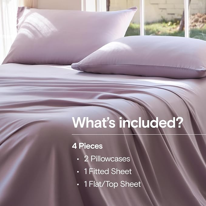 DOZ Sheet Set, 100% Viscose derived from Bamboo, Organically Grown, Buttery Soft - Image 2