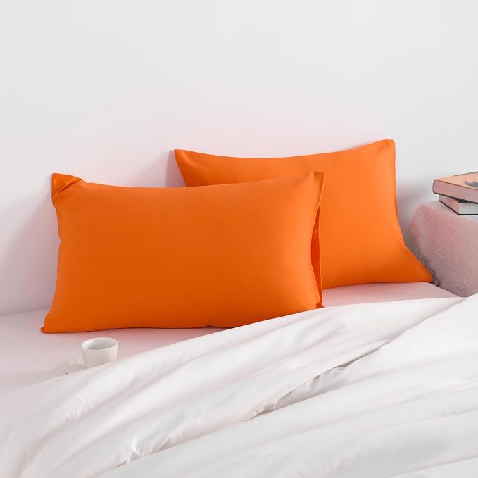 NTBAY Queen Pillow Cases Set, 2 Pack Brushed Microfiber 20x30 Inches, Stain - Image 2
