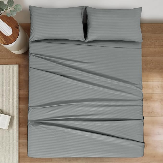 Mejoroom Striped Twin Sheet Set - Image 2