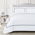 Dreamology White Duvet Cover Luxury Hotel Quality Bedding Set 100% Cotton by DREAMOLOGY