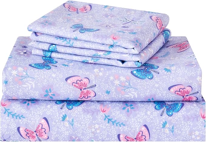 lasoftan Kids Sheet Set Full Size, Girls Full Sheet Set by Unknown