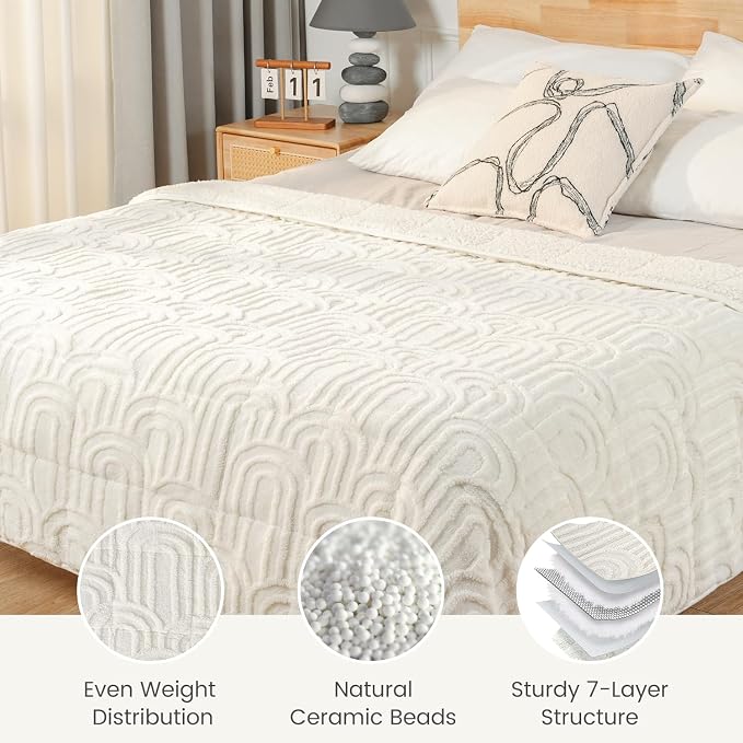 Sherpa Fleece Adult Weighted Blanket Great - Image 5