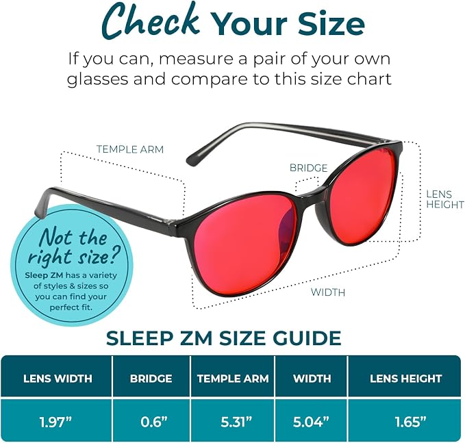Sleep ZM Blue Light Blocking & Light Sensitivity Glasses - Image 9