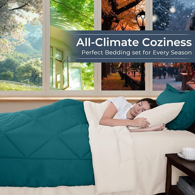 HEVUMYI Queen Comforter Set - Image 3