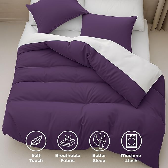 Pure Bedding Duvet Cover Queen Size - Image 4