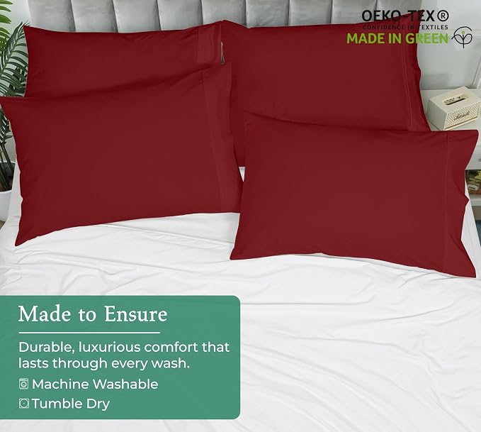 Royale Linens Standard Pillowcase Set of 2 - Image 8