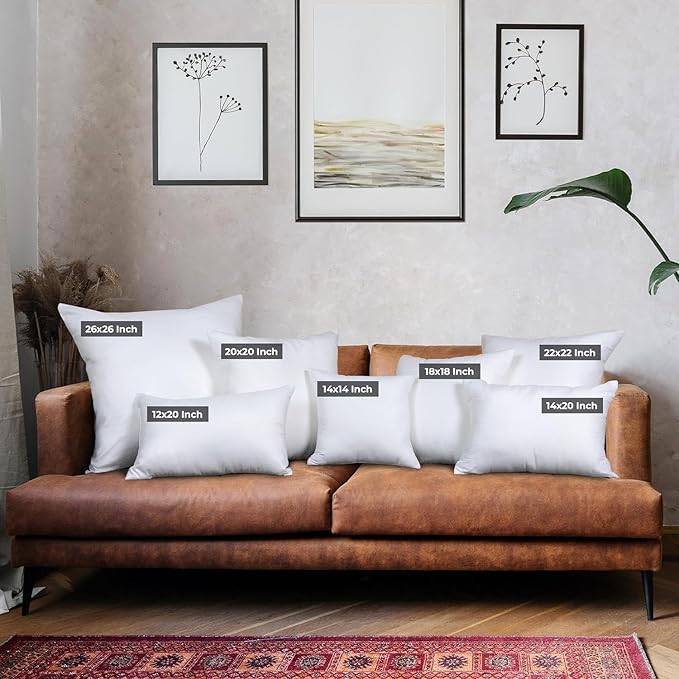 Utopia Bedding Throw Pillows – 22 x 22 Inches Down Alternative Pillows - Image 2