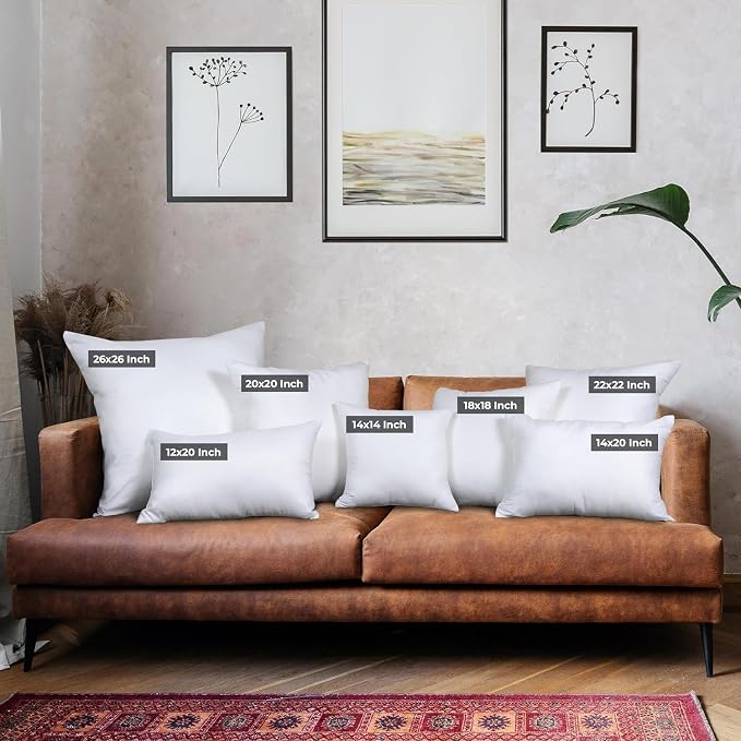 Utopia Bedding Throw Pillows – 26 x 26 Inches Down Alternative Pillows - Image 2
