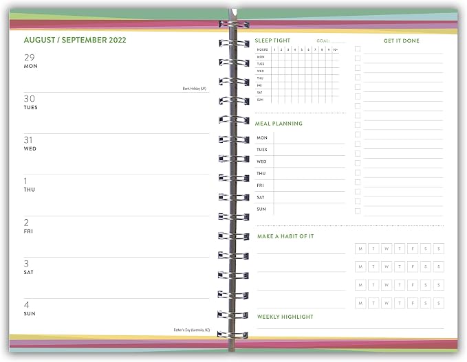 Goal Getter 2023 Weekly and Monthly Planner, 16-Month Lifestyle Planner: - Image 3