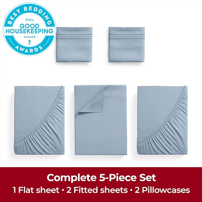 Mellanni Extra Deep Split King Sheets - Image 4
