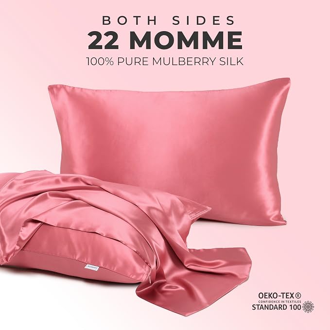 100% Pure Mulberry Silk Pillowcase - Image 2