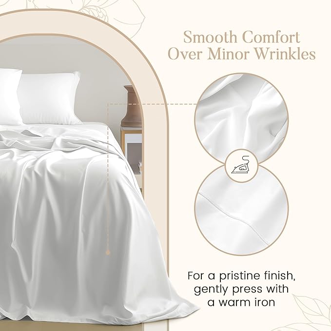 100% Cotton Sheets California King Size Sheets Set, CalKing Sheet Set, 800 - Image 6