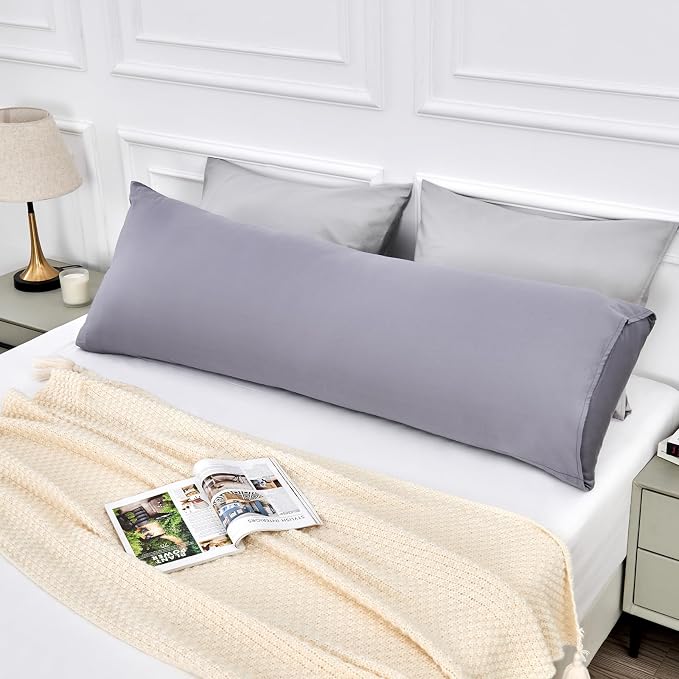 Warmstar Cotton Body Pillow Cover 1 Pack, 600 Thread Count Body Pillow case - Image 6