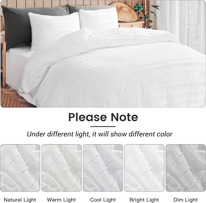 NEXHOME PRO Duvet Cover, Soft and Lightweight 100% Washed Microfiber Comforter - Image 5