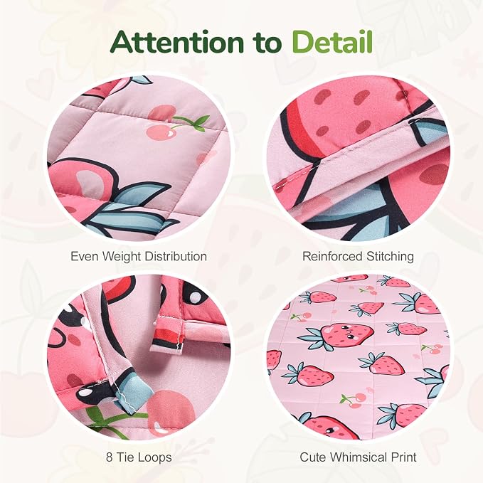 Sivio Weighted Blanket 3lbs, Small Cooling Heavy Blankets, Soft Breathable - Image 4