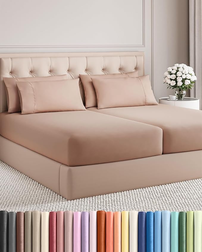Split King 7 Piece Sheet Set by CGKUnlimited
