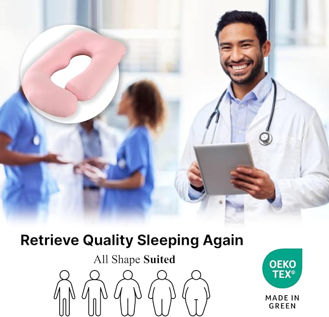 ALLOPERA Pregnancy Pillow, Full Body Maternity Pillow 57 inch, - Image 6