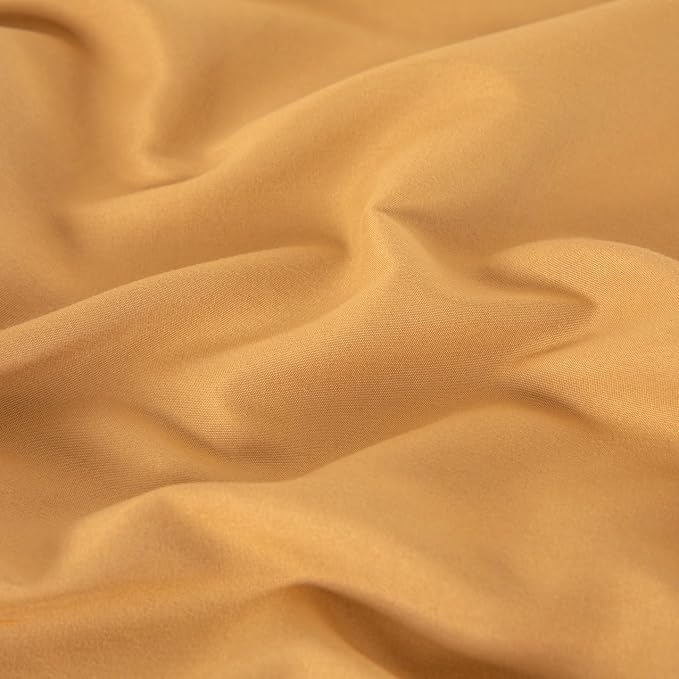 King Flat Sheet Only， 108x102Inch Light Brown - Image 7