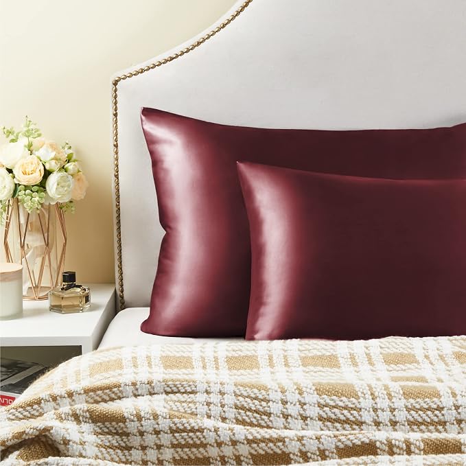 BEDELITE Satin Pillowcase for Hair and Skin, Super Soft and Cooling Similar to - Image 7