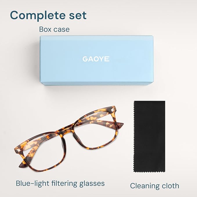 Gaoye Tortoise Blue Light Glasses - Image 7