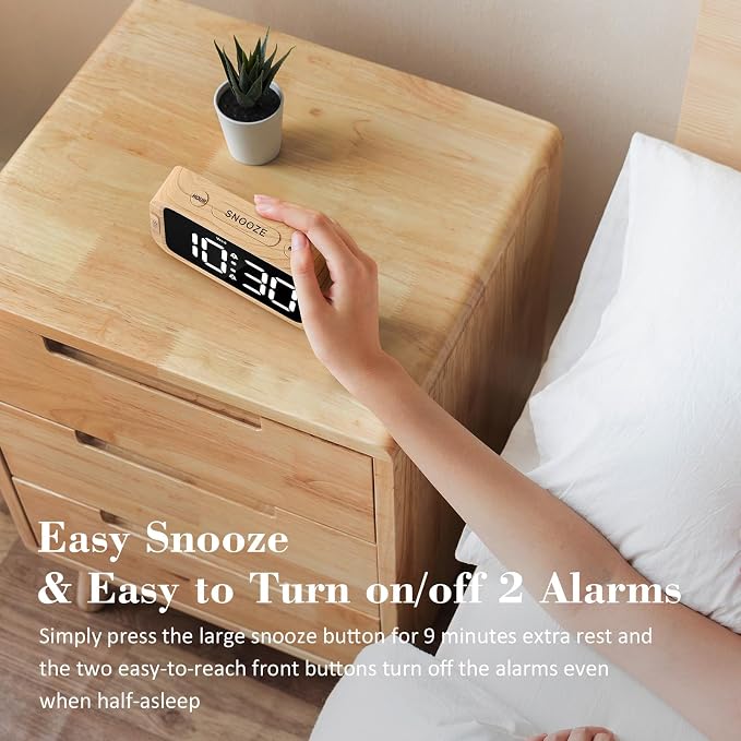 Odokee Digital Dual Alarm Clock - Image 6