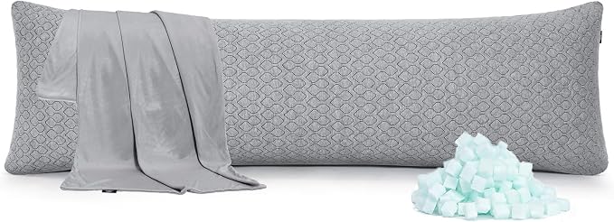 Rainmr Extra Long Body Pillow Memory Foam 160x50cm – Body Pillows by RainmrBedding