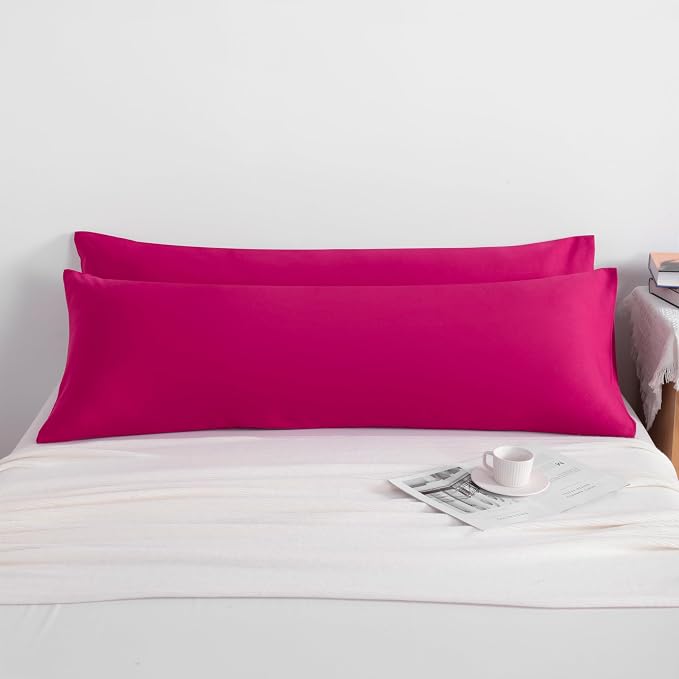 NTBAY Body Pillowcase Set of 2, 20x54 inches, Fade Resistant, Microfiber - Image 4