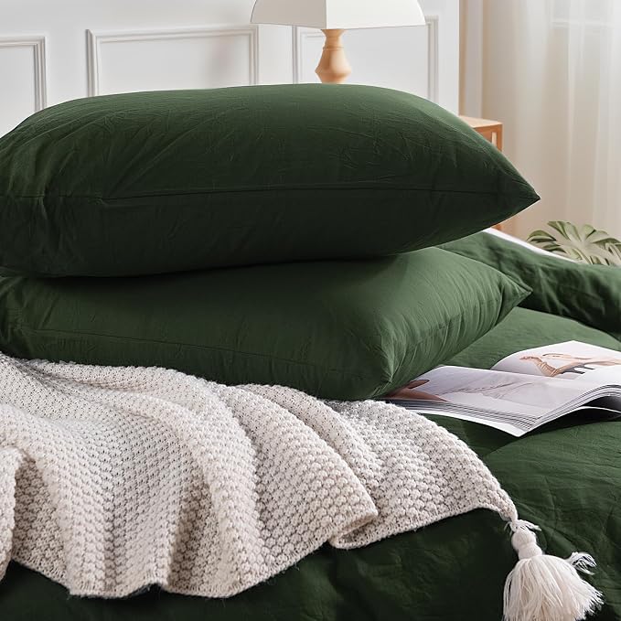 NEXHOME PRO Queen Duvet Cover Set – 100% Certified Organic Cotton - Image 7