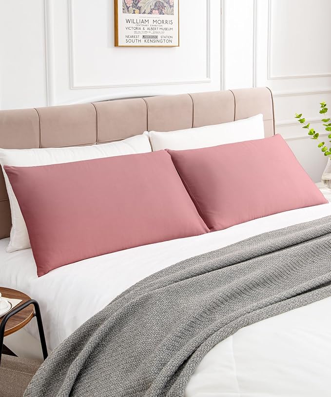 Warmstar Cotton Pillow Cases King Size Set of 2, 600 Thread Count Pillowcases - Image 2